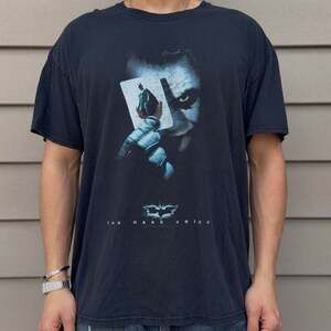 Vintage 2008 The Dark Knight Joker Promo Movie Shirt, Size XL - Batman Heath Led